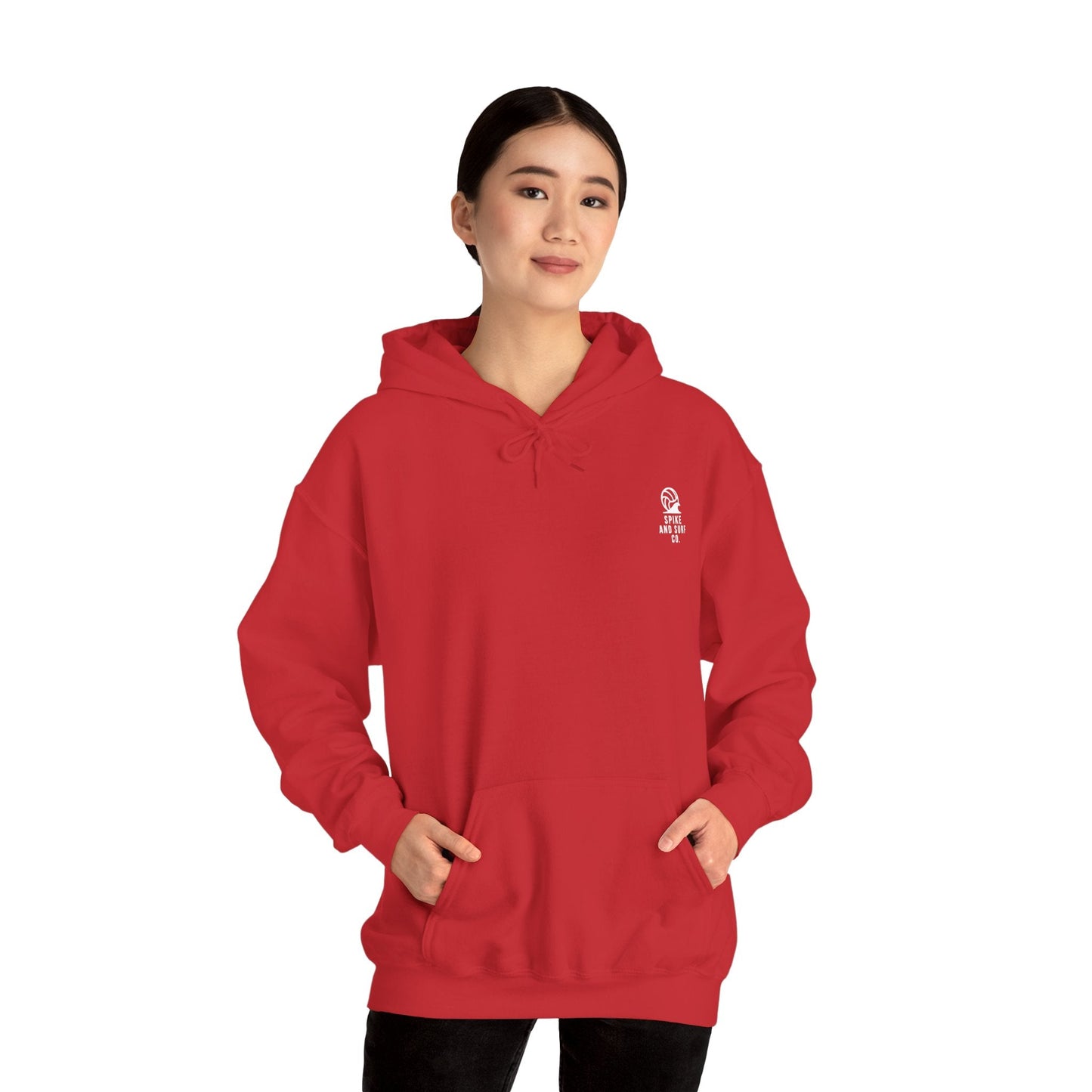 Sand • Salt • Surf | Unisex Hoodie - Red