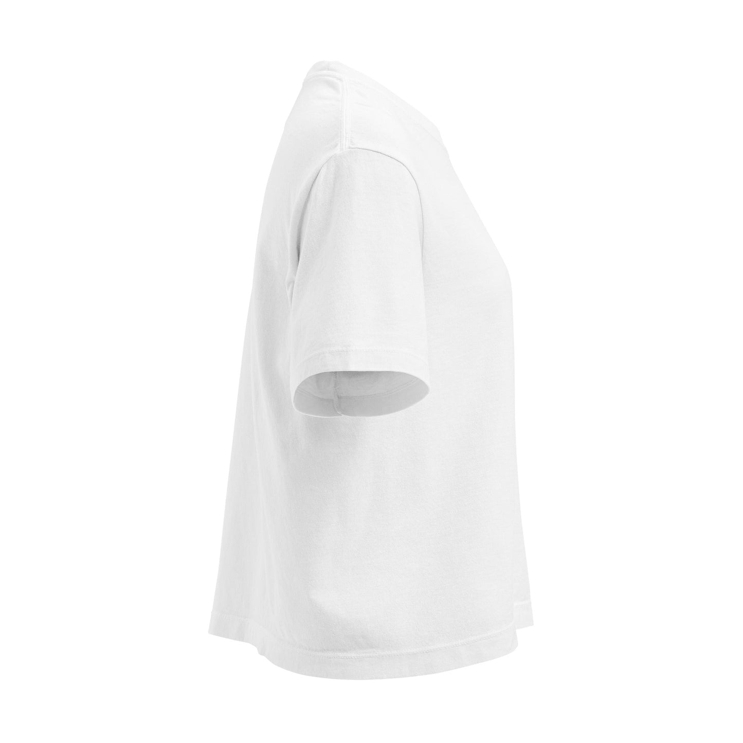 Spike & Surf Co. Women’s Heavyweight Embroidered Boxy Tee - White