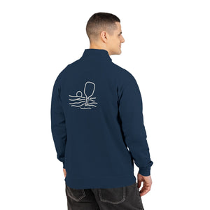 Pickleball Wave heavyweight crewneck sweatshirt – True Navy