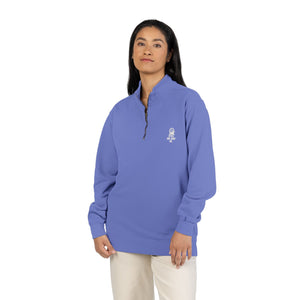 Pickleball Wave heavyweight crewneck sweatshirt – Flo Blue