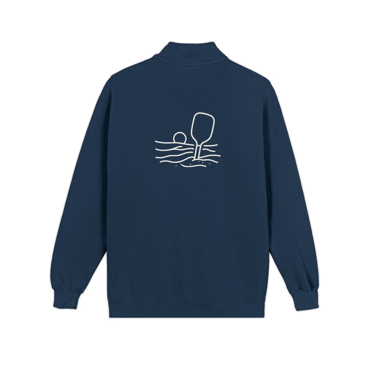 Pickleball Wave heavyweight crewneck sweatshirt – True Navy