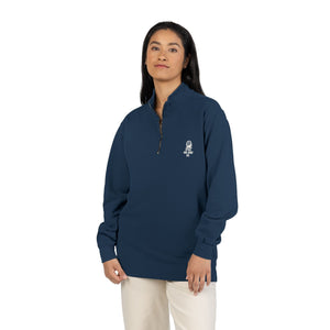 Pickleball Wave heavyweight crewneck sweatshirt – True Navy