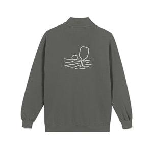 Pickleball Wave heavyweight crewneck sweatshirt – Pepper
