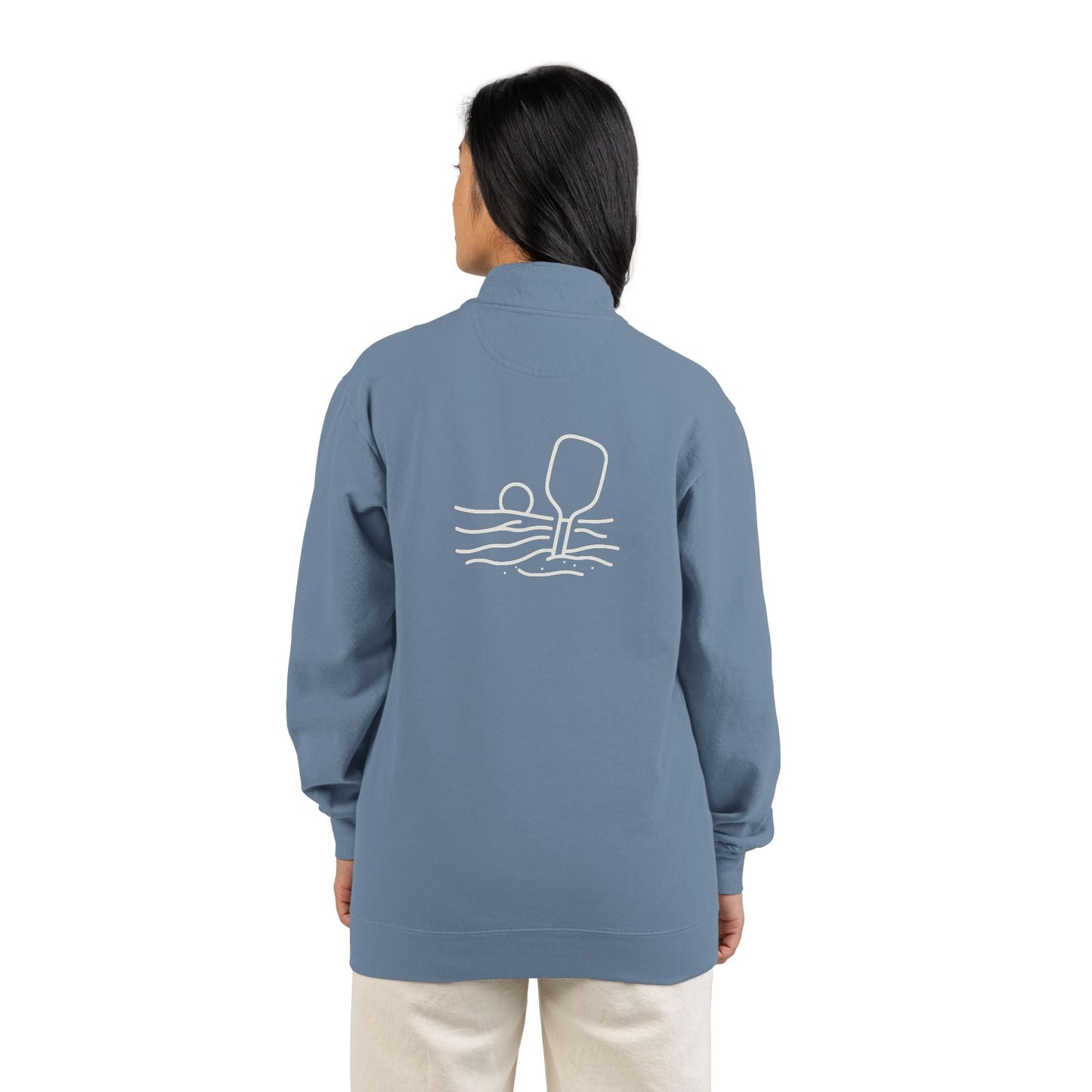 Pickleball Wave heavyweight crewneck sweatshirt – Blue Jean