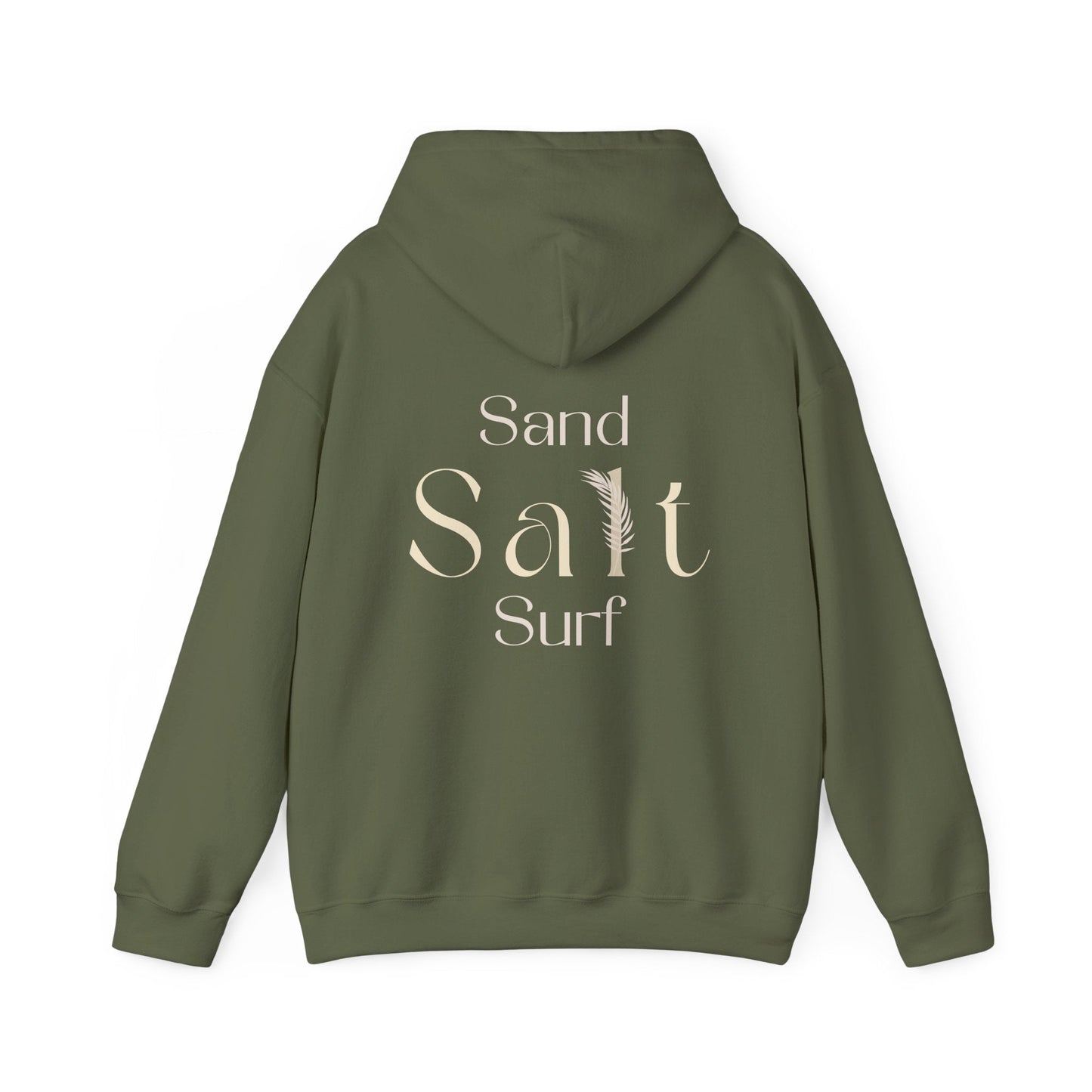 Sand • Salt • Surf | Unisex Hoodie - Military Green