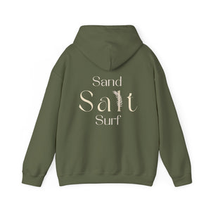 Sand • Salt • Surf | Unisex Hoodie - Military Green