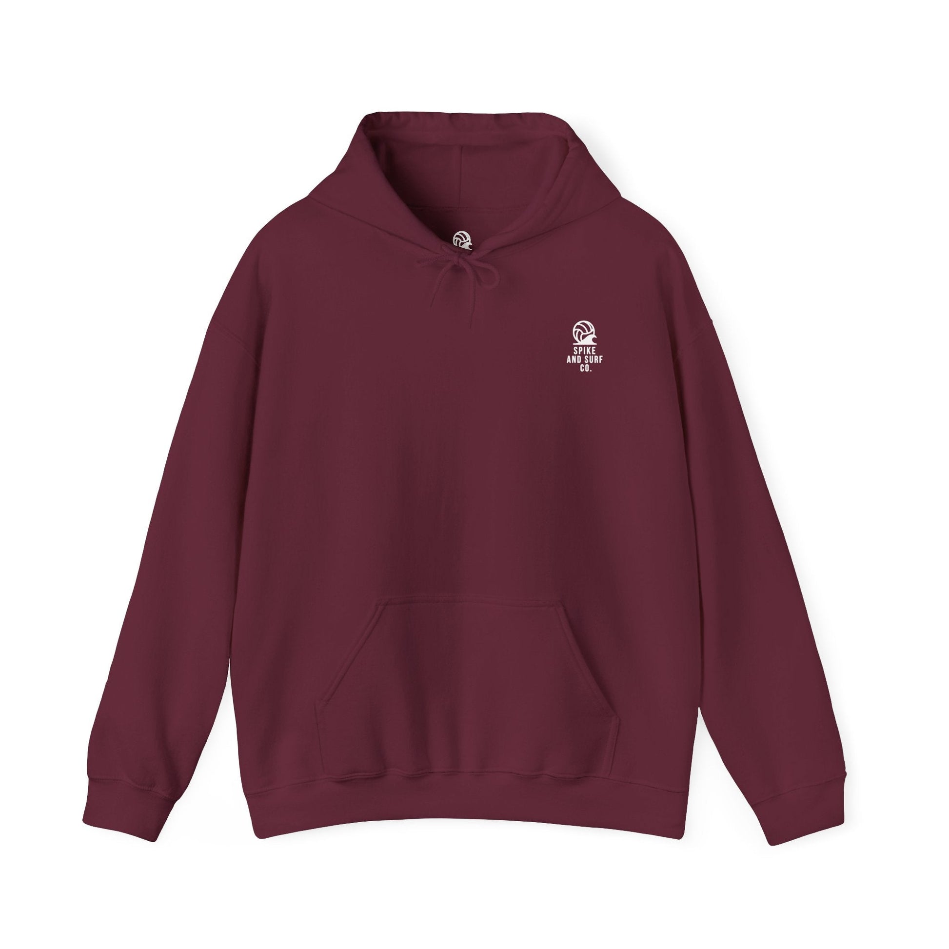 Sand • Salt • Surf | Unisex Hoodie - Maroon
