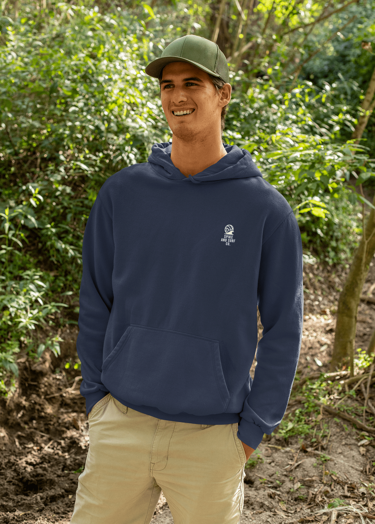 Sand • Salt • Surf | Unisex Hoodie - Navy