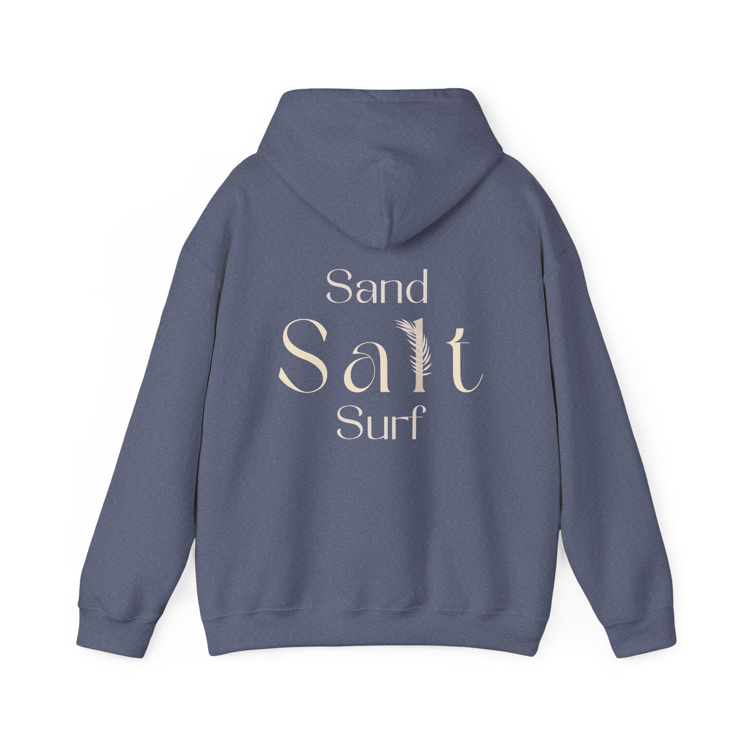 Sand • Salt • Surf | Unisex Hoodie - Heather Navy