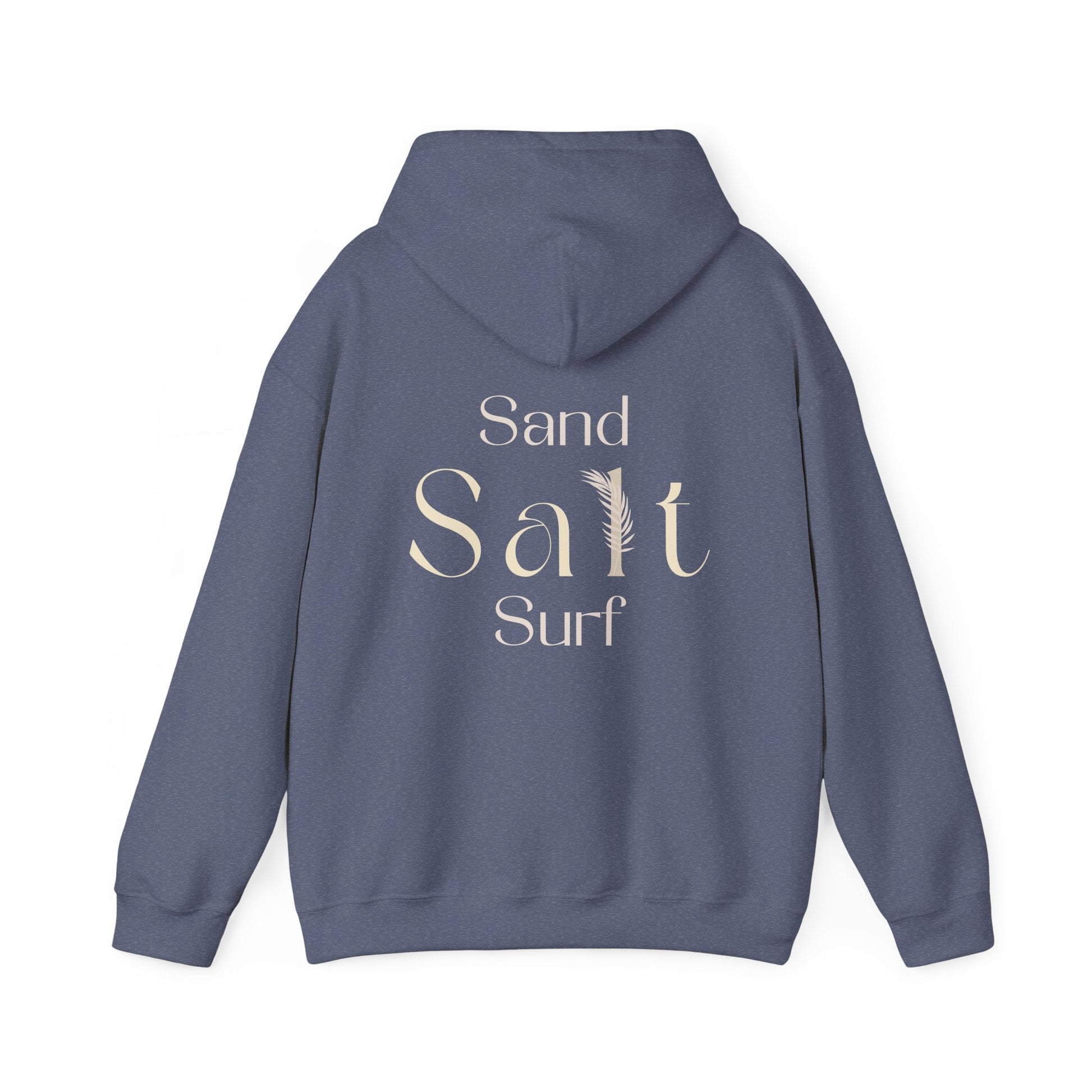 Sand • Salt • Surf | Unisex Hoodie - Heather Navy