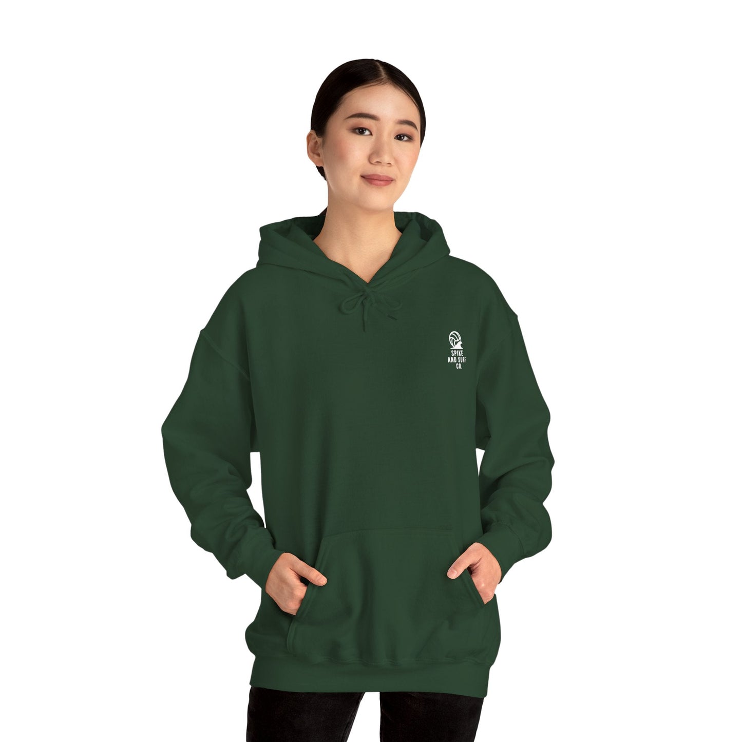 Sand • Salt • Surf | Unisex Hoodie - Forest Green