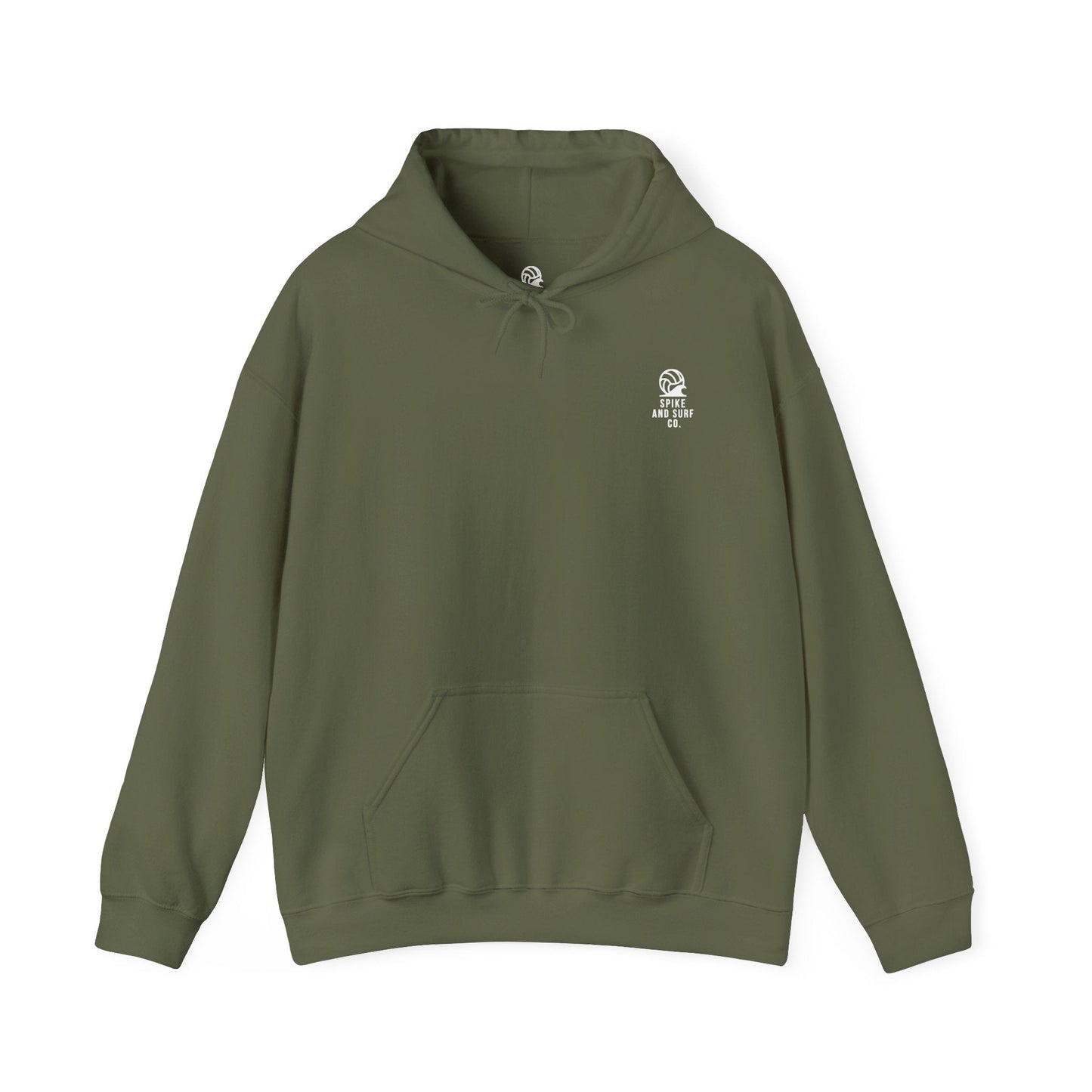 Sand • Salt • Surf | Unisex Hoodie - Military Green
