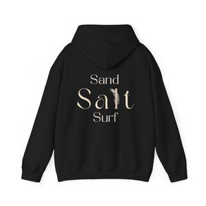 Sand • Salt • Surf | Unisex Hoodie - Black
