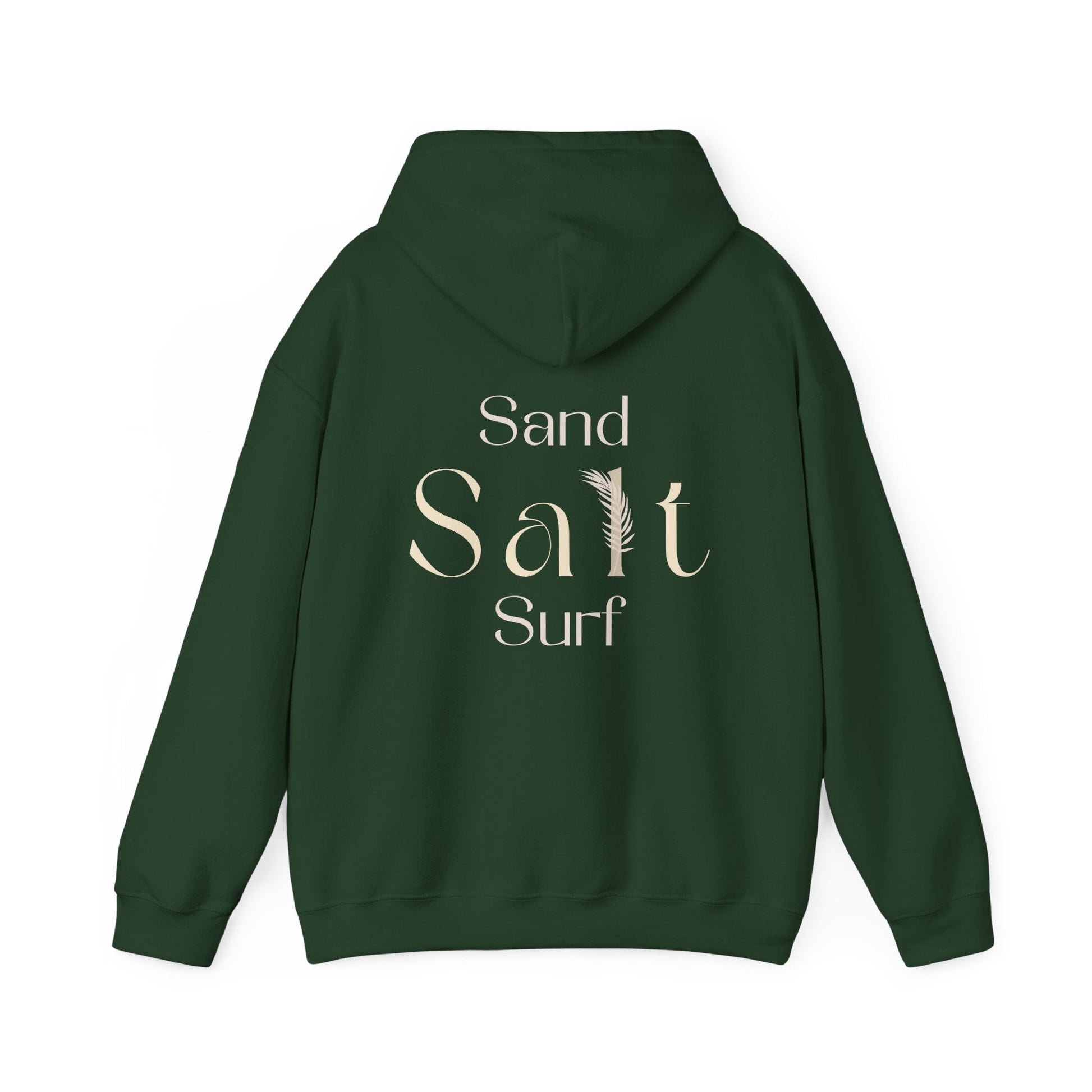 Sand • Salt • Surf | Unisex Hoodie - Forest Green