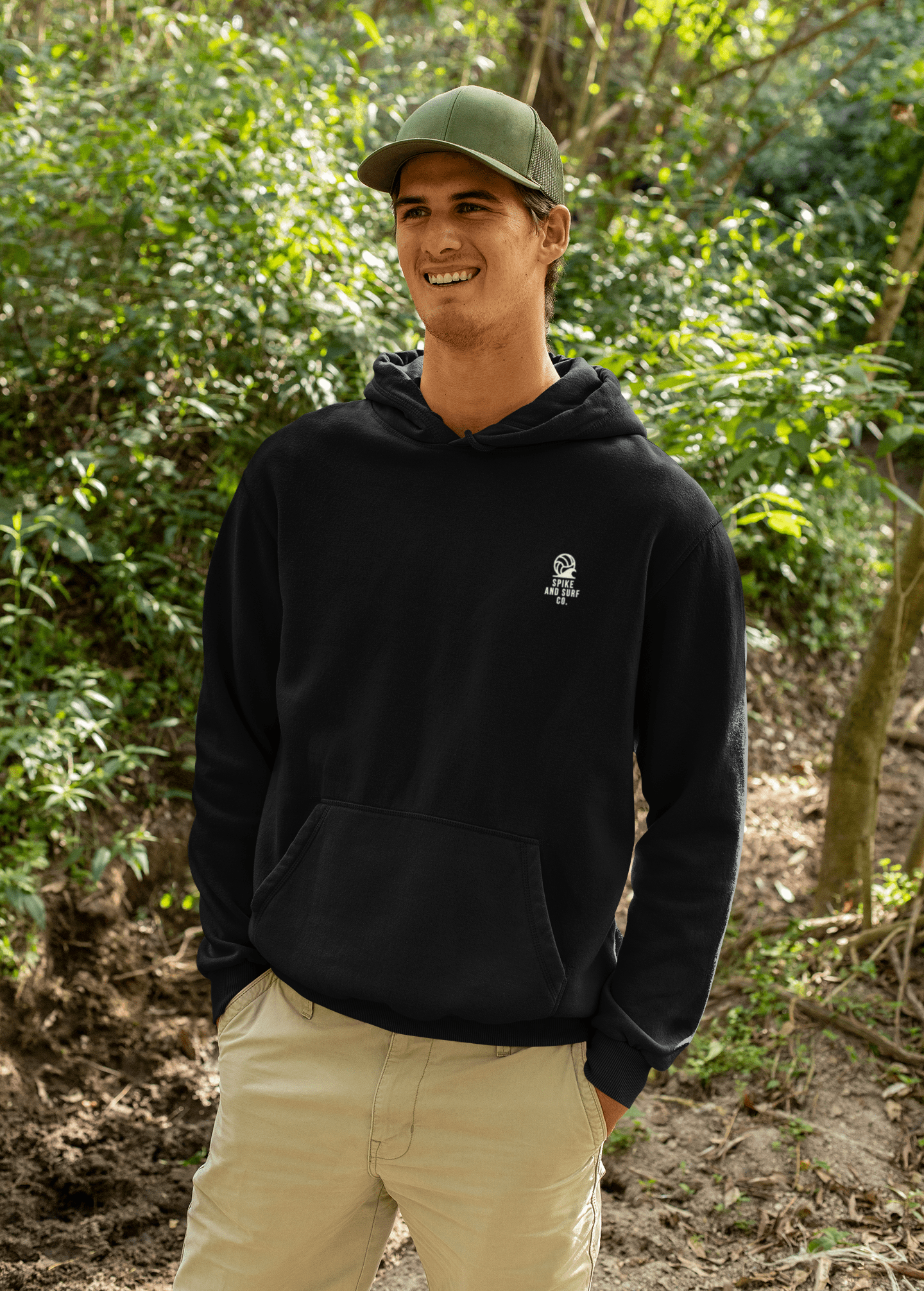 Sand • Salt • Surf | Unisex Hoodie - Black