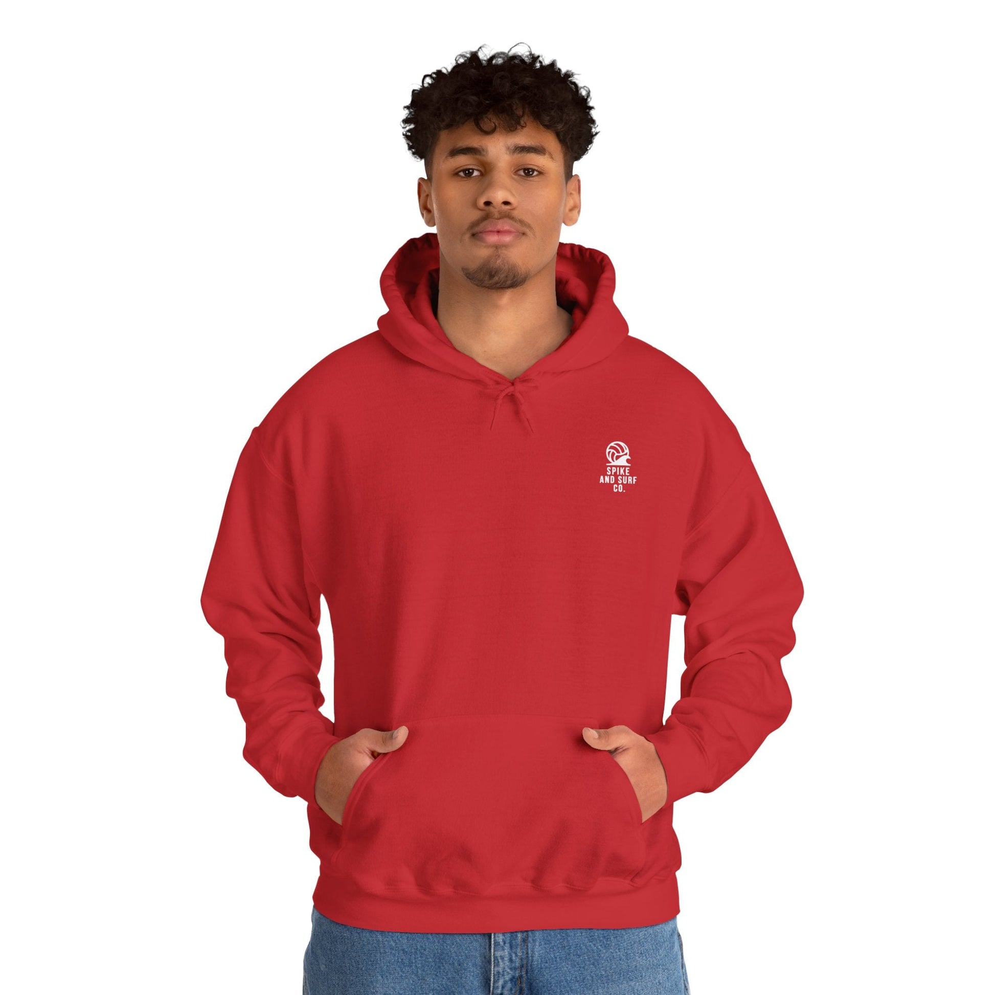 Sand • Salt • Surf | Unisex Hoodie - Red