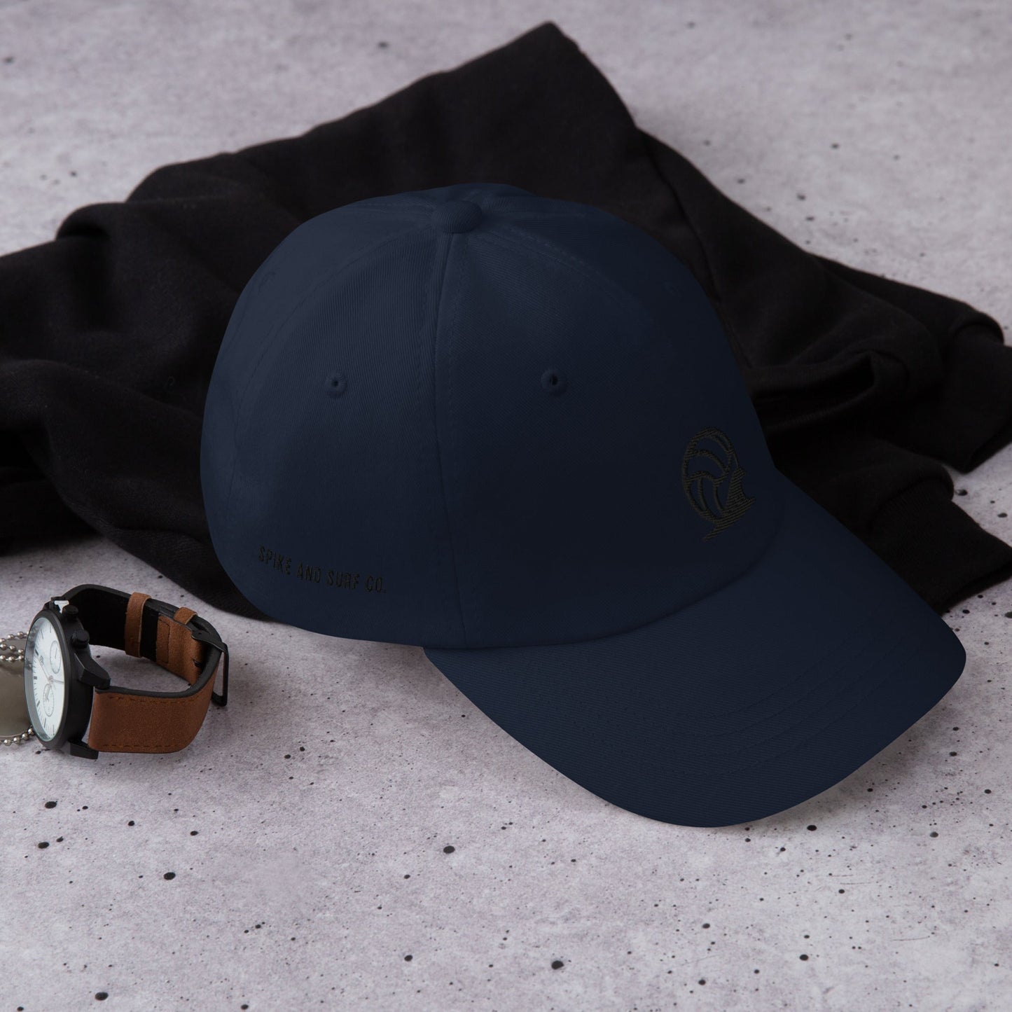 Spike & Surf Co. Embroidered Classic Dad Hat - Navy