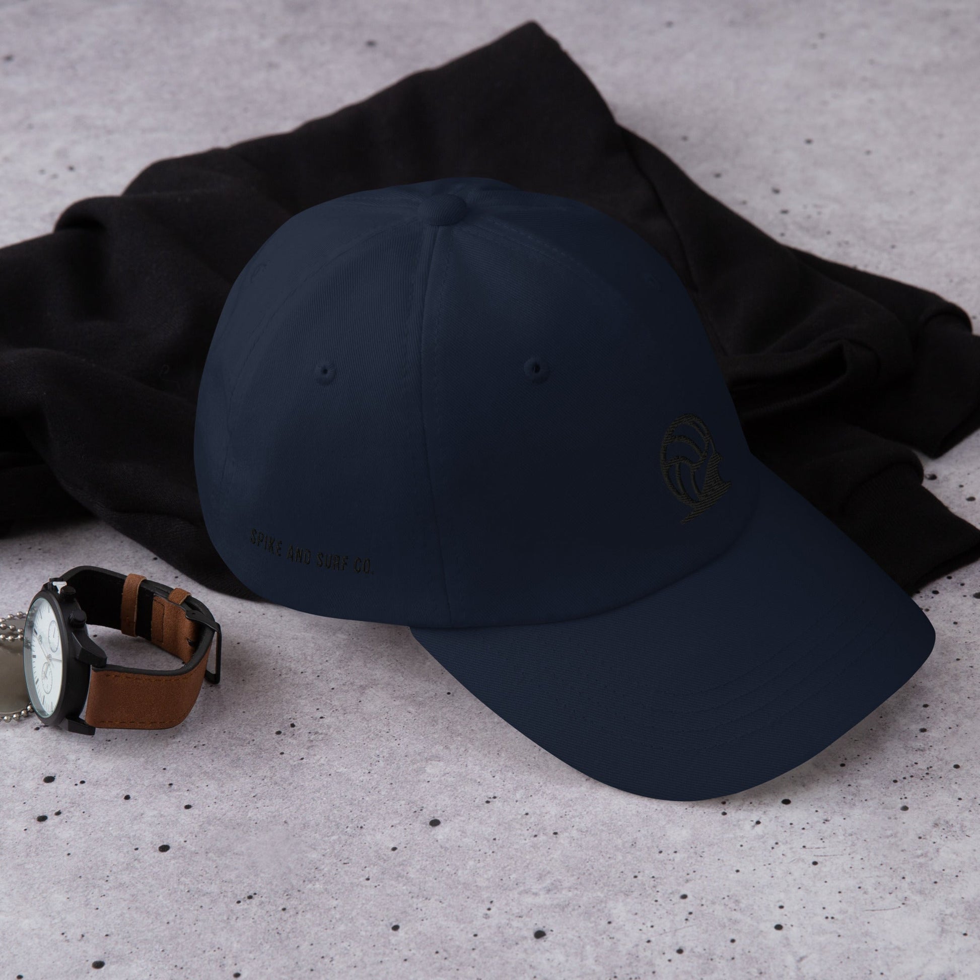 Spike & Surf Co. Embroidered Classic Dad Hat - Navy