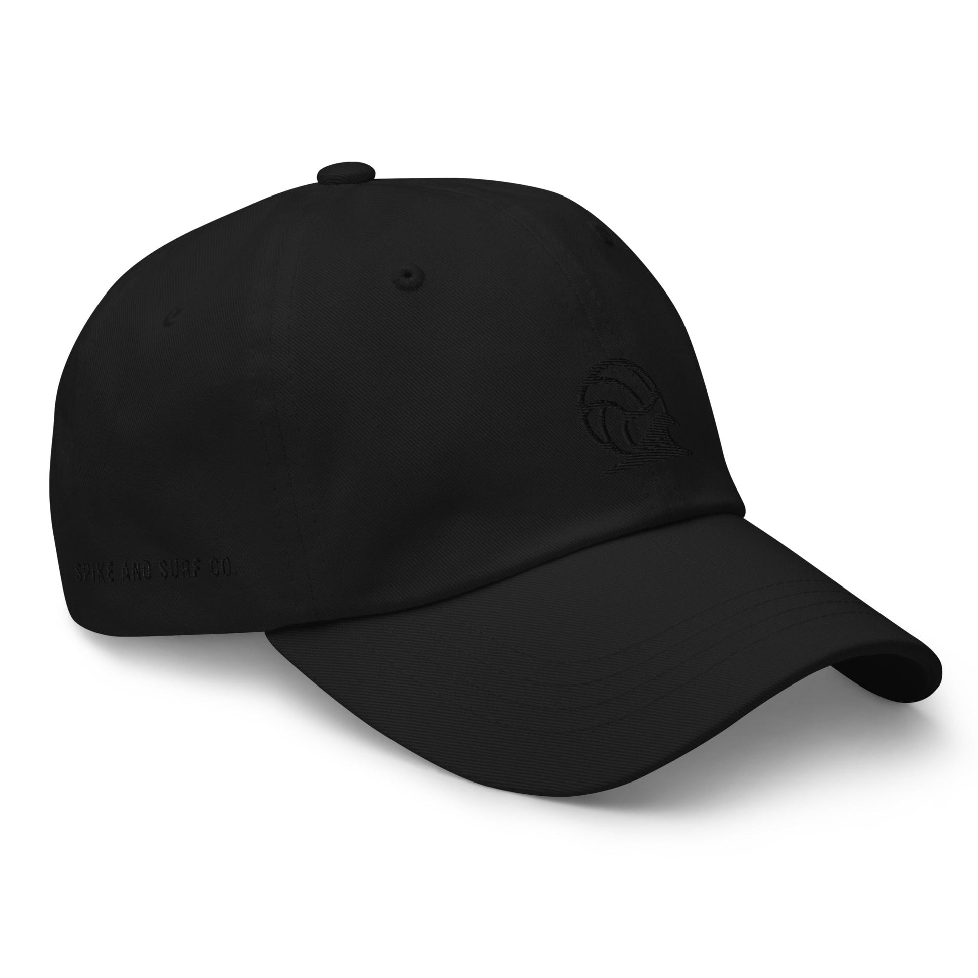 Spike & Surf Co. Embroidered Classic Dad Hat - Black