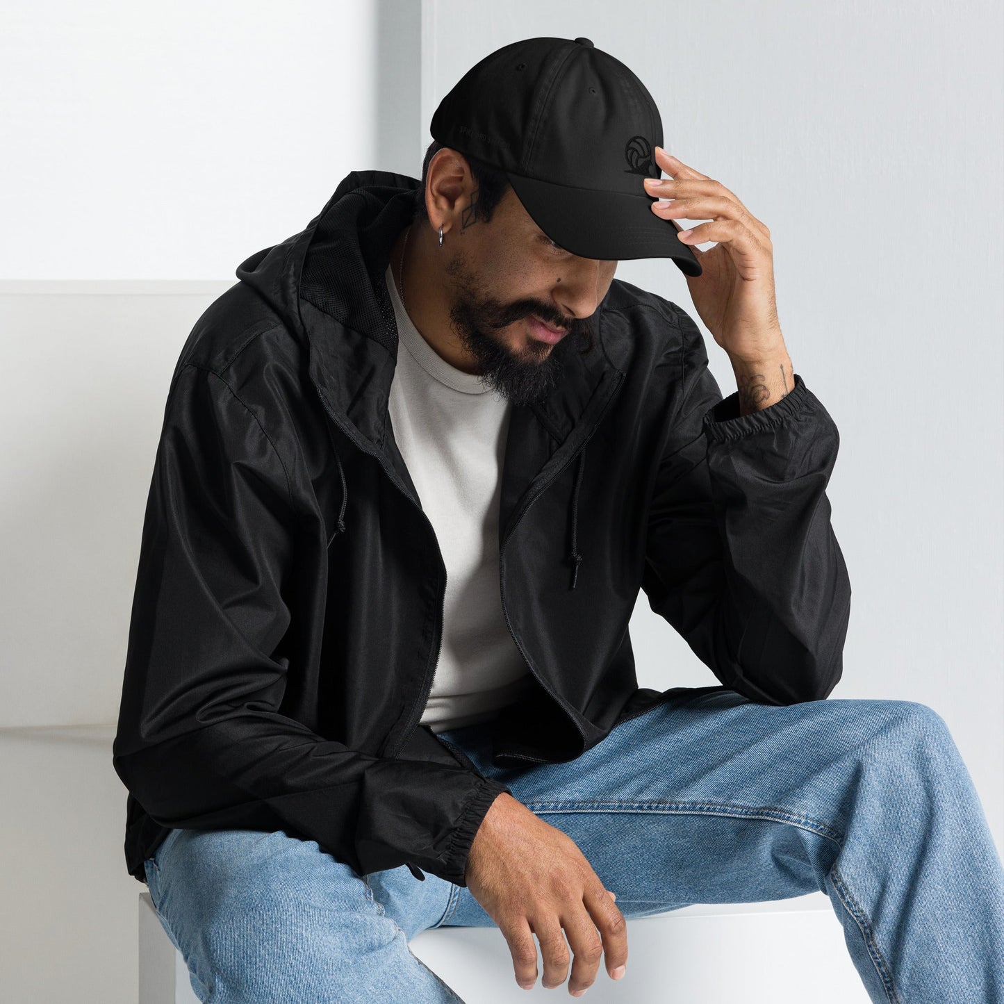 Spike & Surf Co. Embroidered Classic Dad Hat - Black