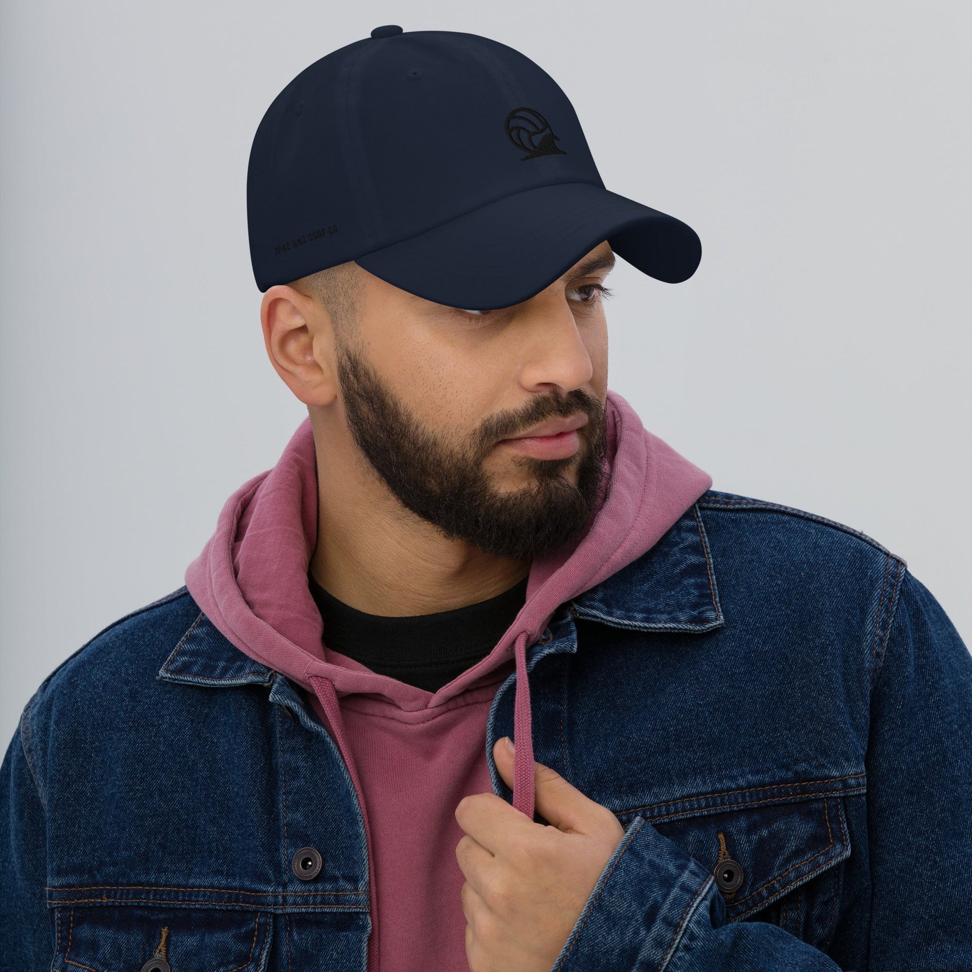 Spike & Surf Co. Embroidered Classic Dad Hat - Navy
