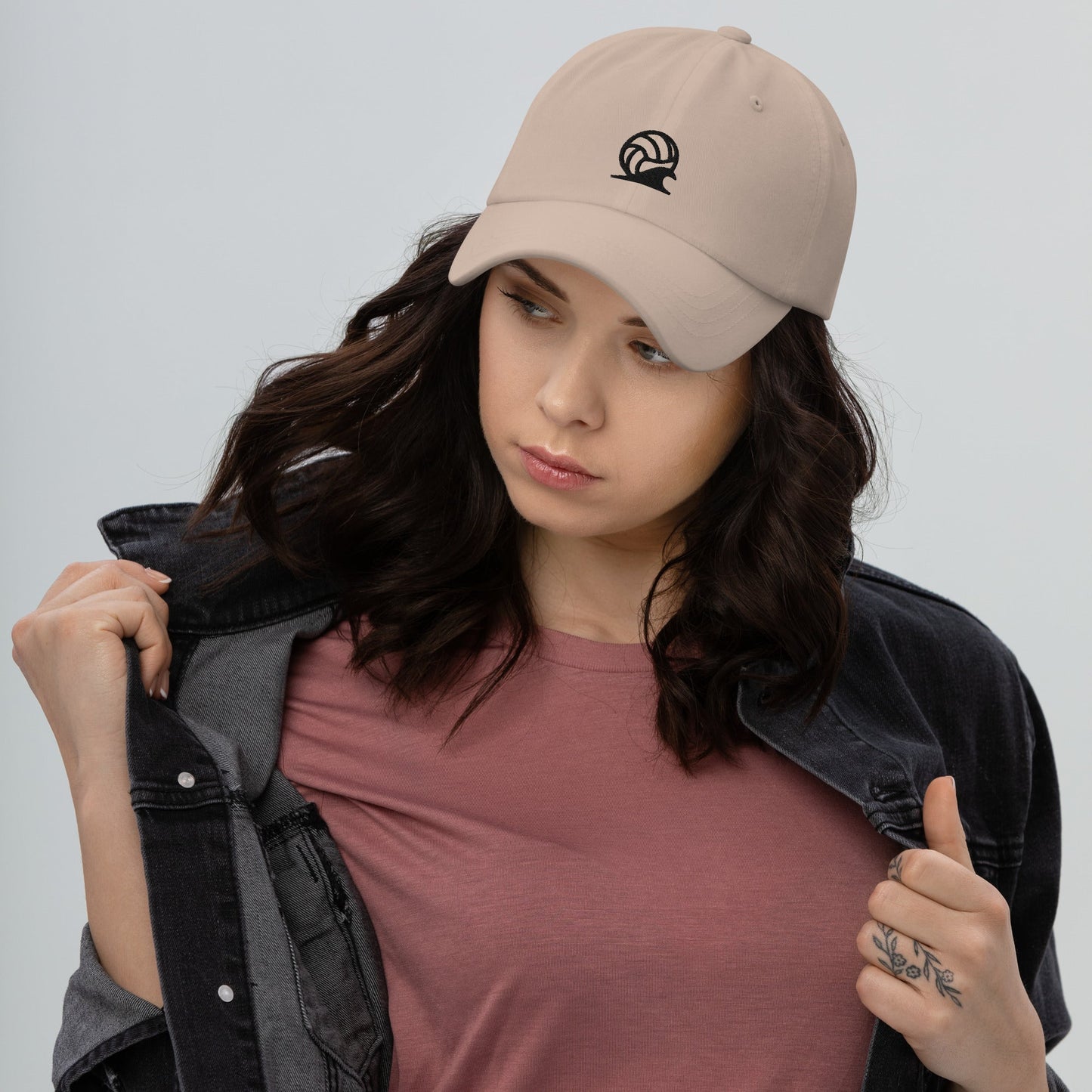 Spike & Surf Co. Embroidered Classic Dad Hat - Stone
