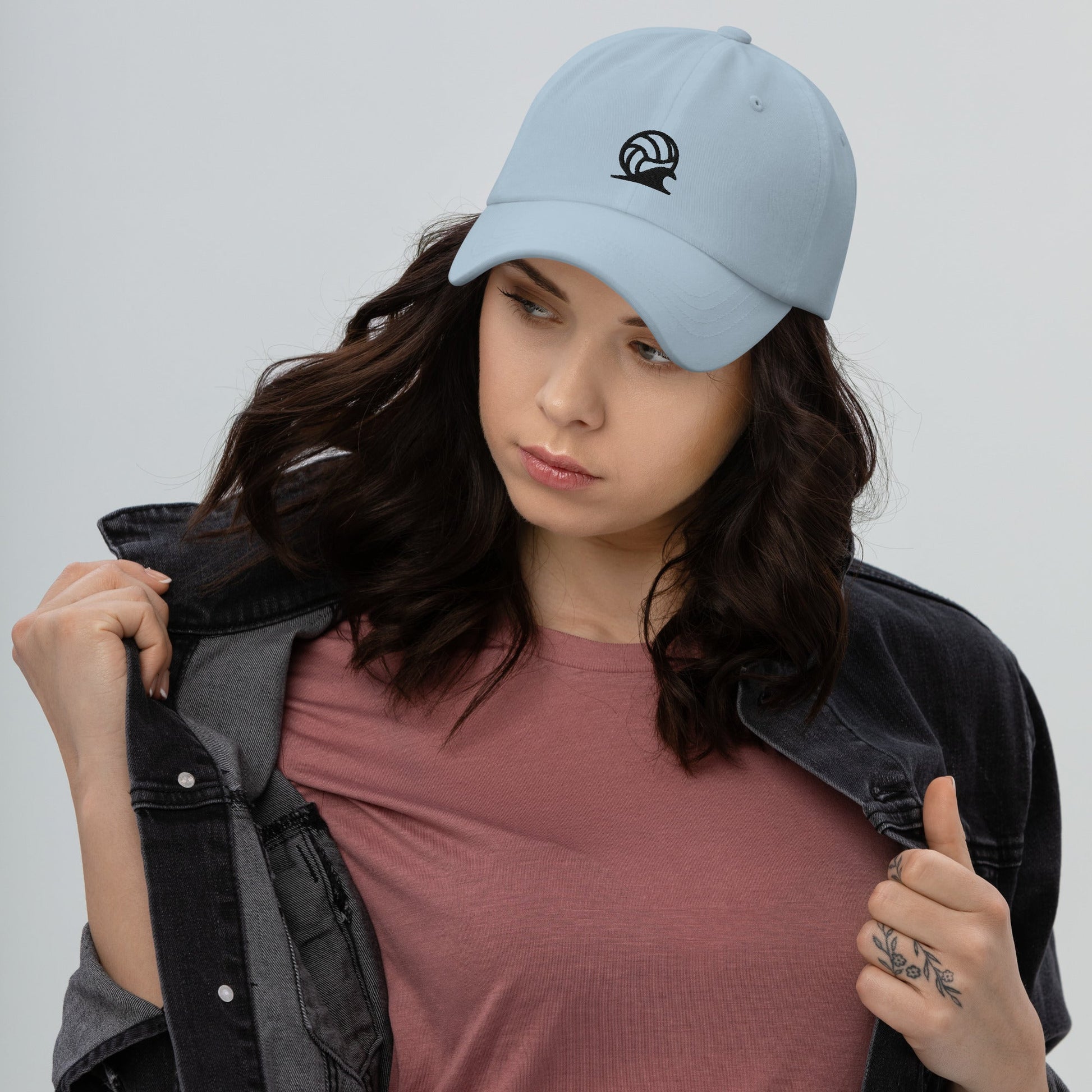 Spike & Surf Co. Embroidered Classic Dad Hat - Light Blue