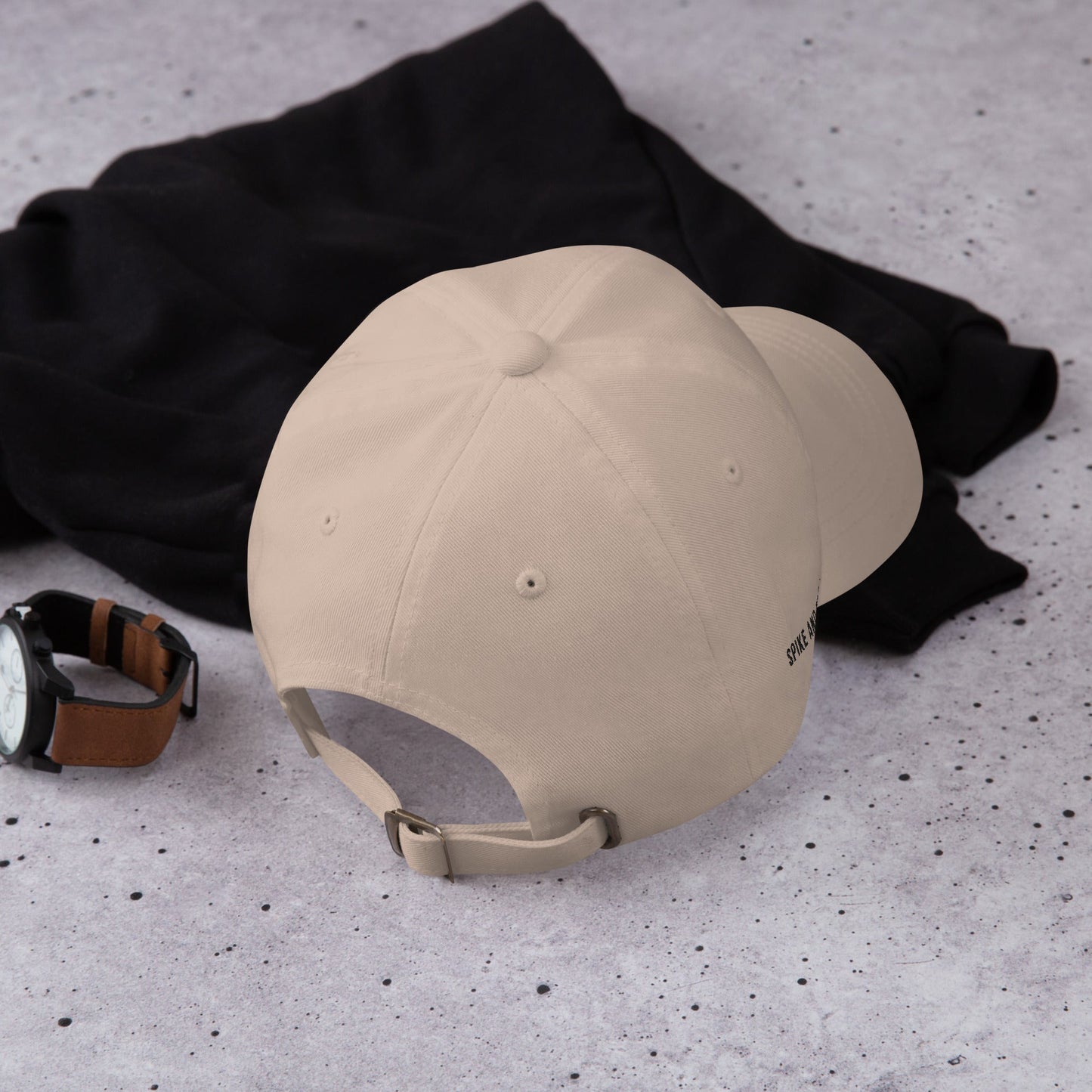 Spike & Surf Co. Embroidered Classic Dad Hat - Stone