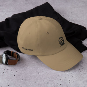 Spike & Surf Co. Embroidered Classic Dad Hat - Khaki