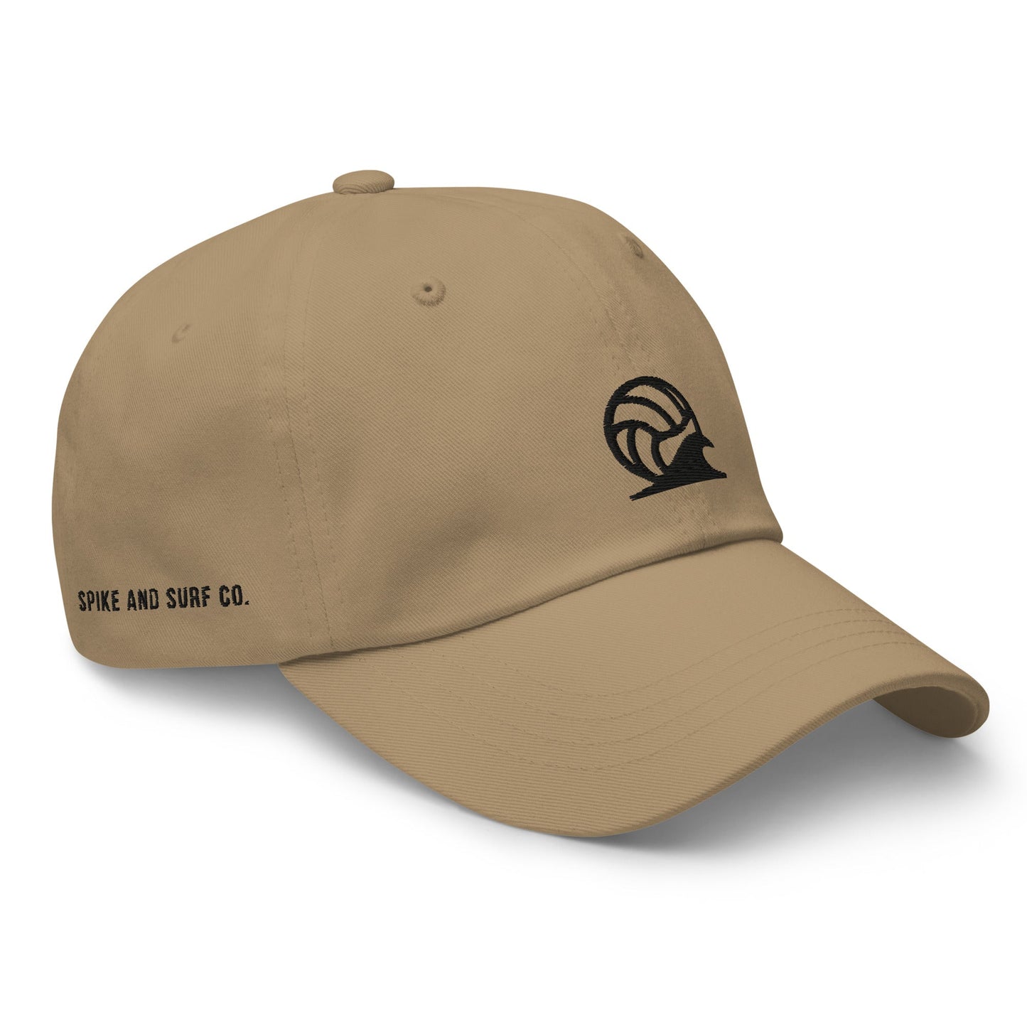 Spike & Surf Co. Embroidered Classic Dad Hat - Khaki