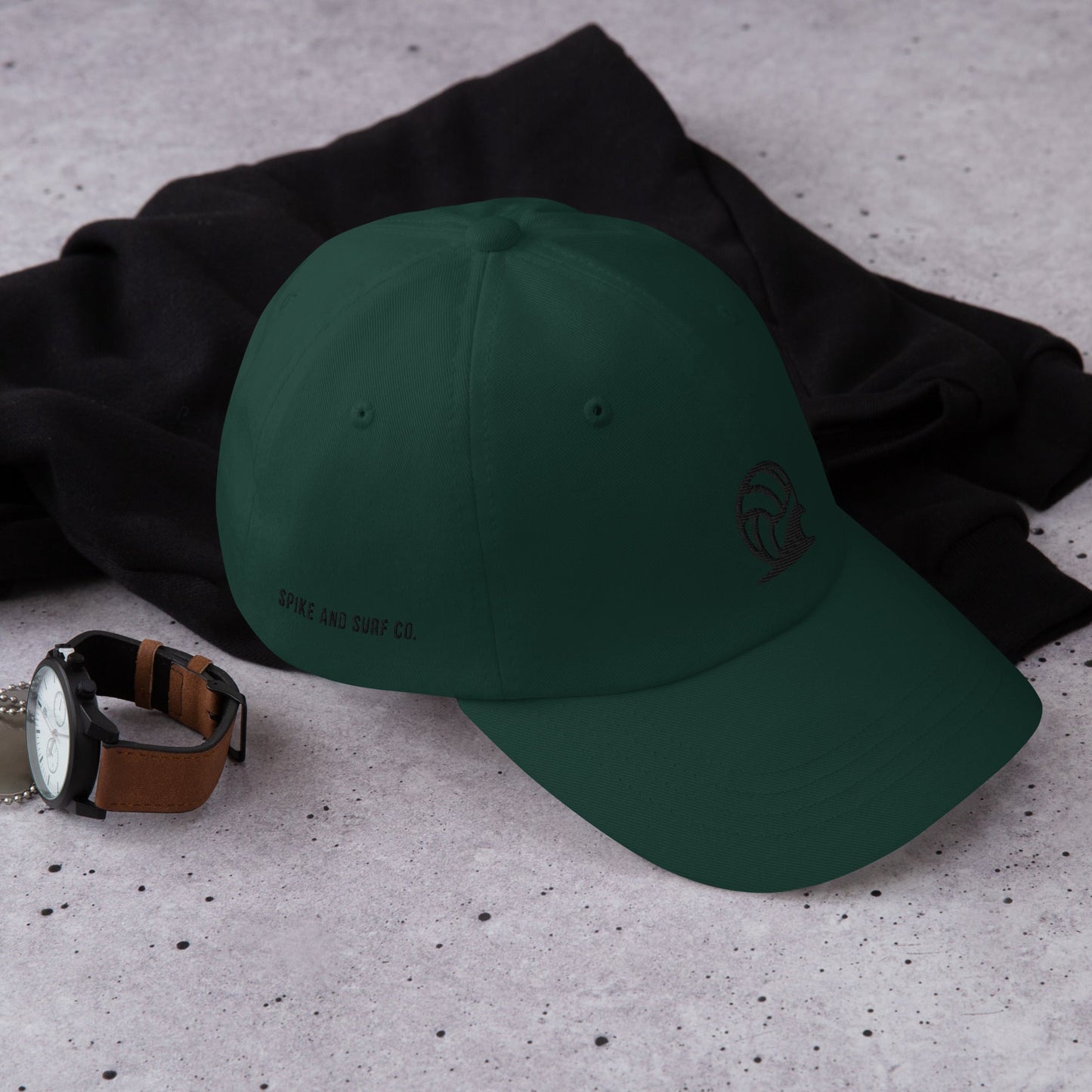 Spike & Surf Co. Embroidered Classic Dad Hat - Spruce
