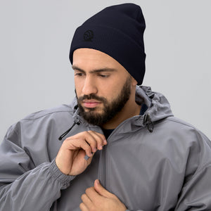 Spike & Surf Co. Embroidered Cuffed Beanie - Navy