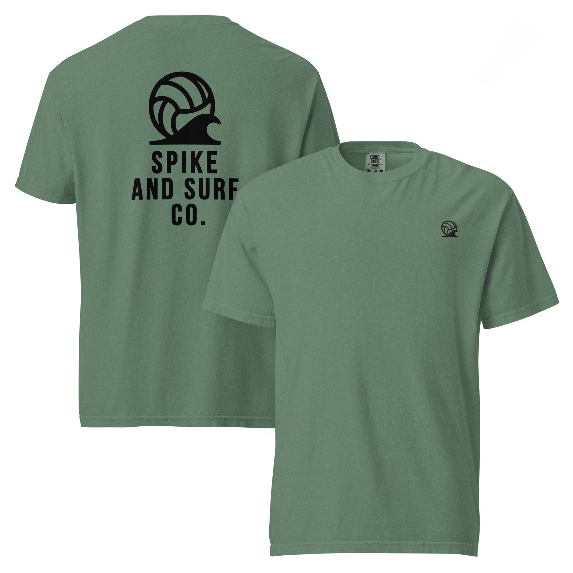 Spike & Surf Co. Embroidered Heavyweight Tee - Light Green