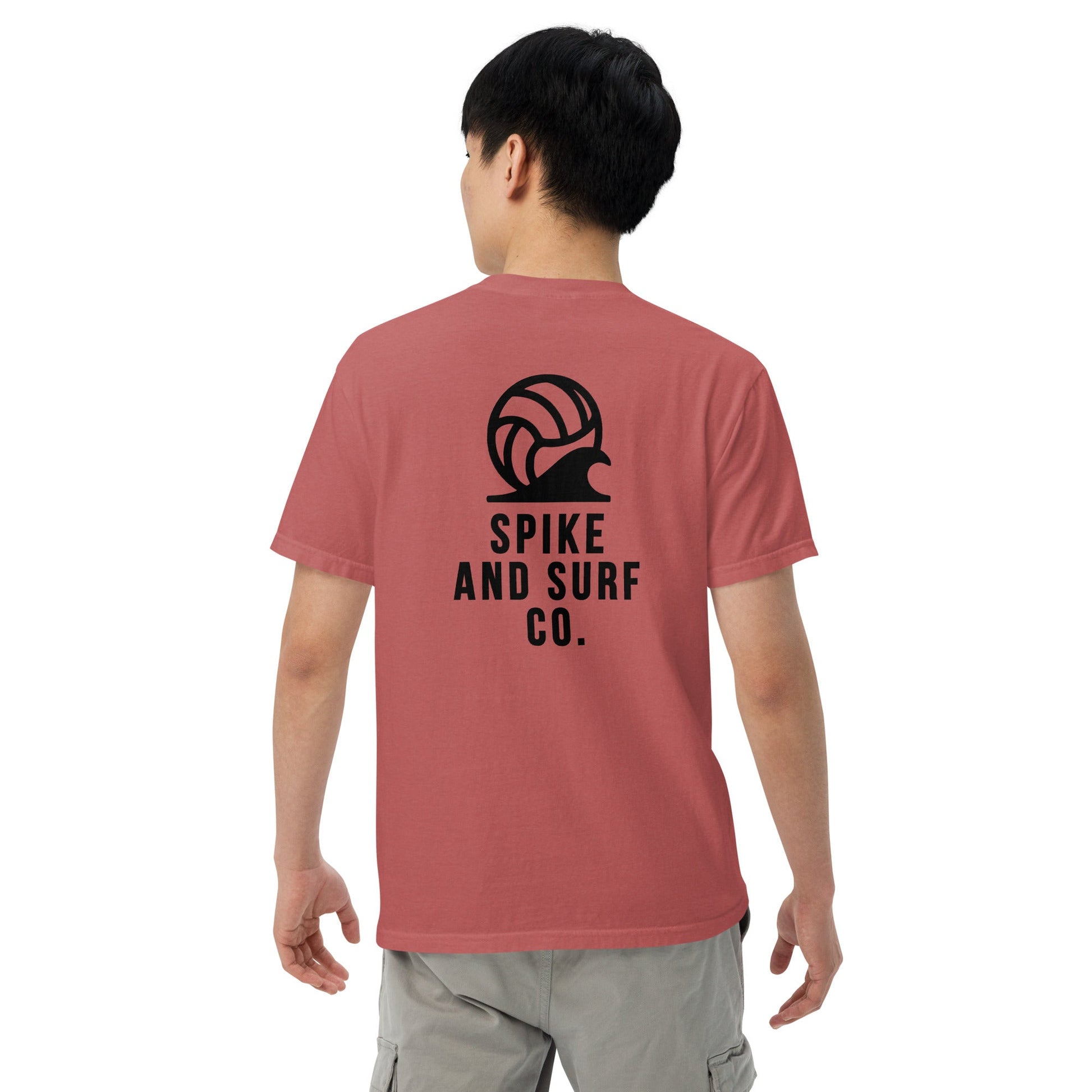 Spike & Surf Co. Embroidered Heavyweight Tee - Brick