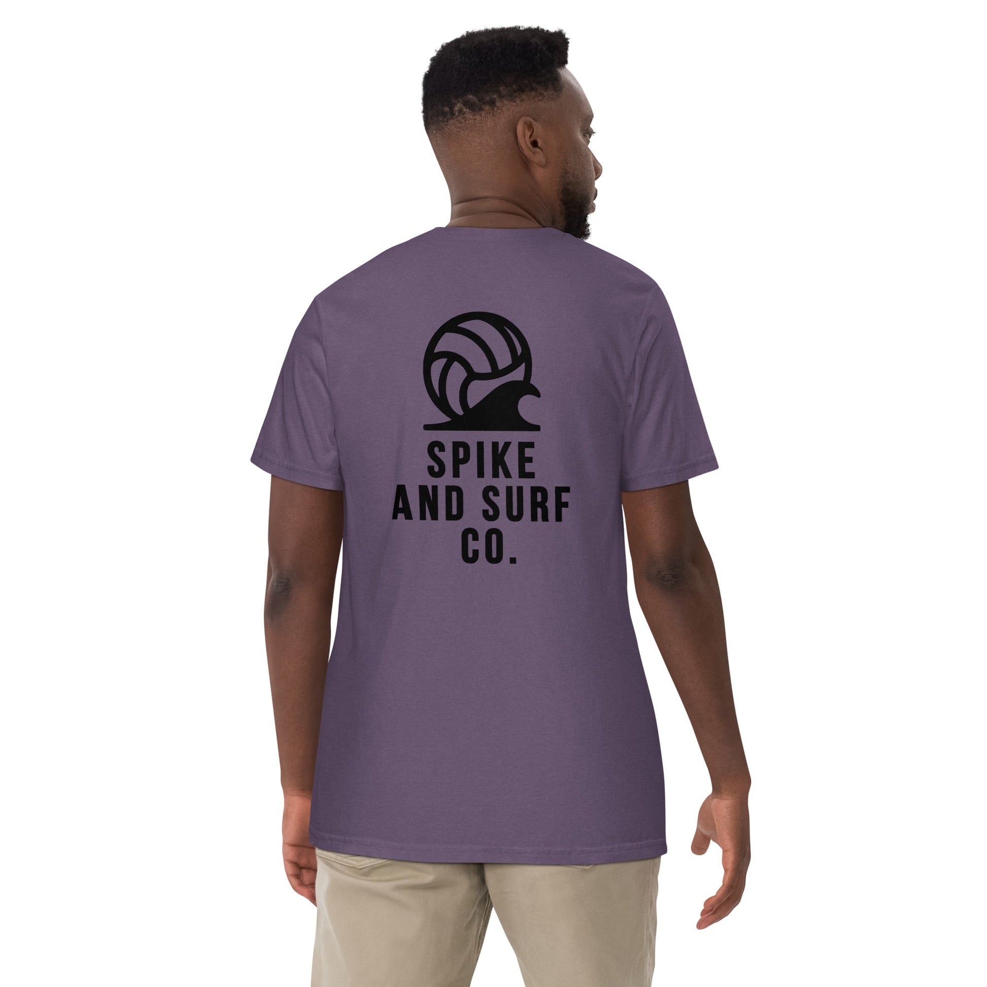 Spike & Surf Co. Embroidered Heavyweight Tee - Grape