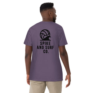Spike & Surf Co. Embroidered Heavyweight Tee - Grape