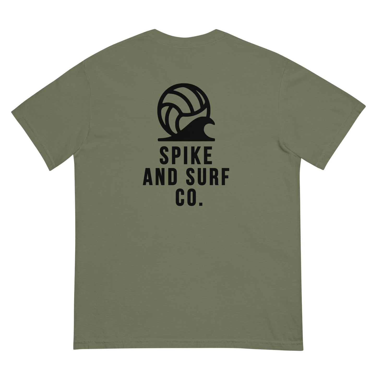 Spike & Surf Co. Embroidered Heavyweight Tee - Blue Spruce