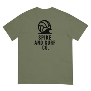 Spike & Surf Co. Embroidered Heavyweight Tee - Blue Spruce