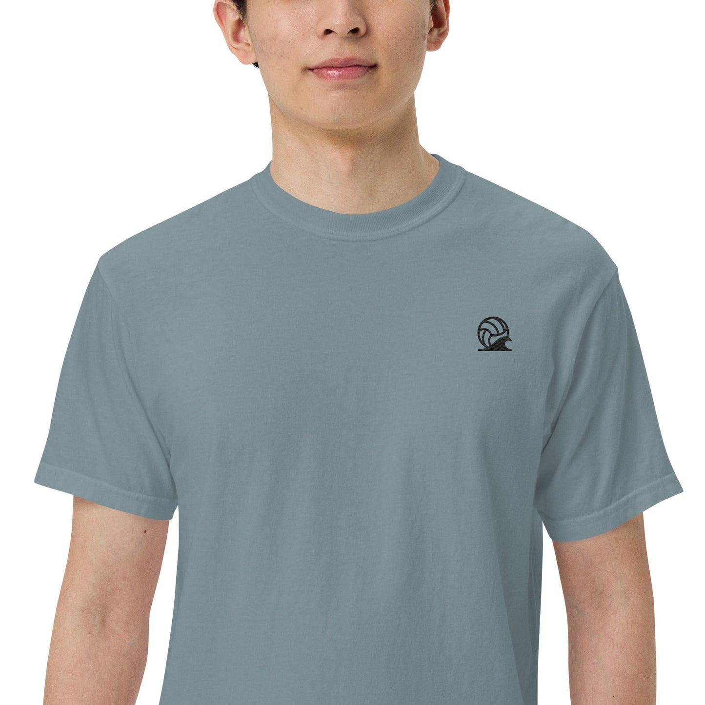Spike & Surf Co. Embroidered Heavyweight Tee - Ice Blue