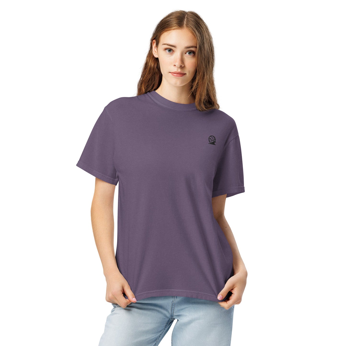 Spike & Surf Co. Embroidered Heavyweight Tee - Grape