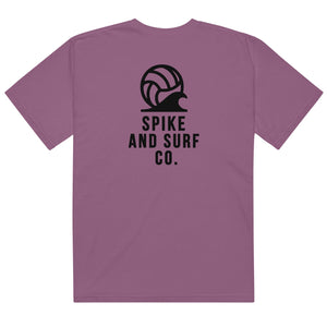 Spike & Surf Co. Embroidered Heavyweight Tee - Grape