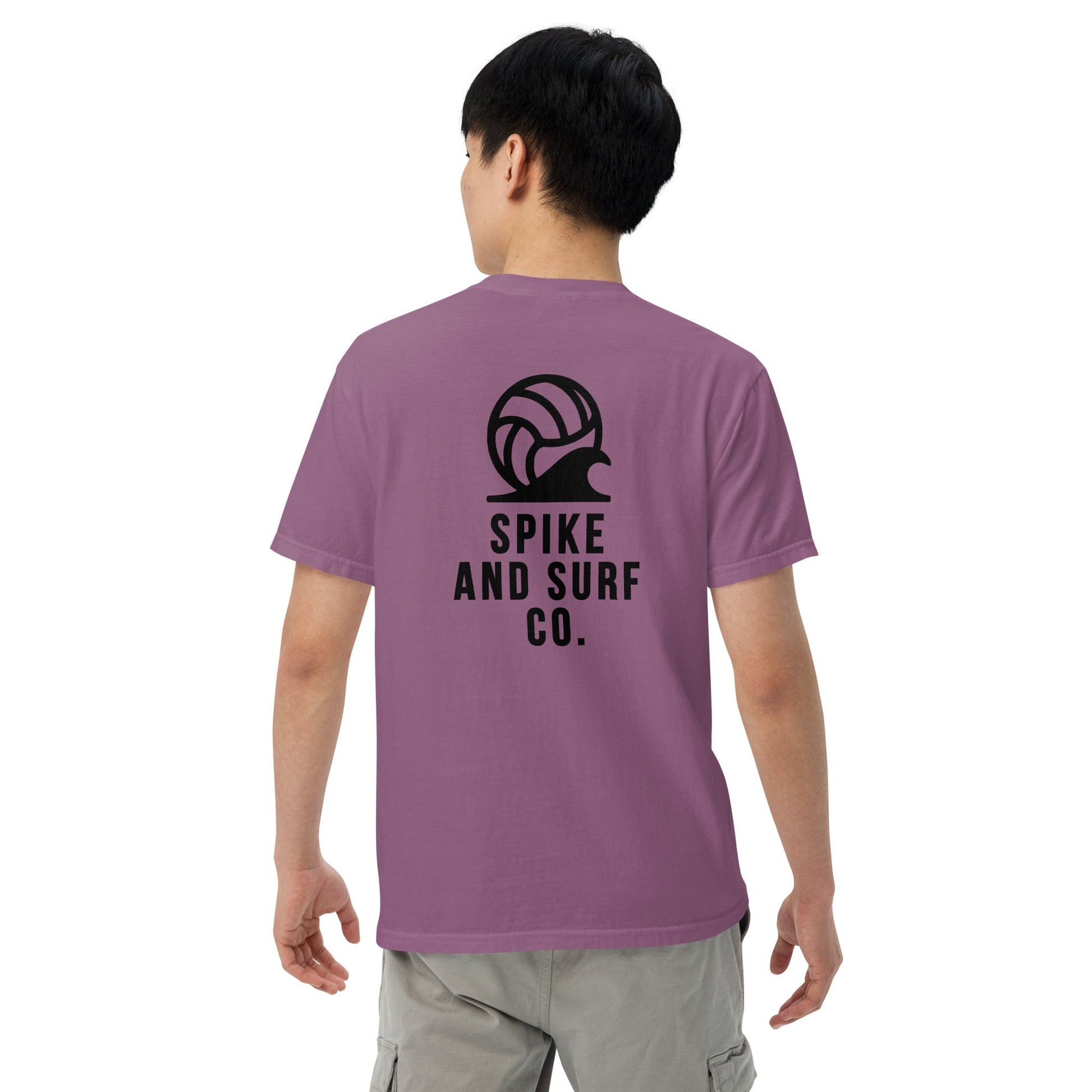 Spike & Surf Co. Embroidered Heavyweight Tee - Grape