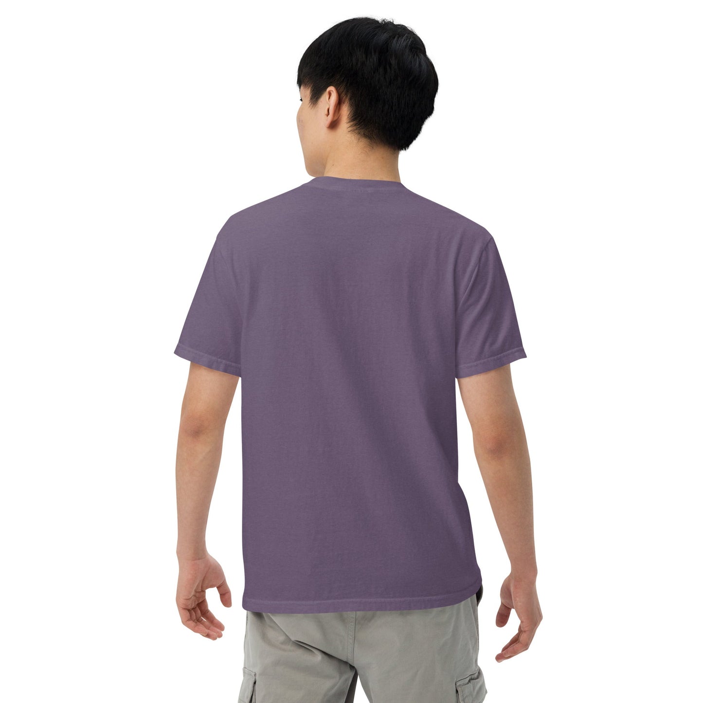 Spike & Surf Co. Embroidered Heavyweight Tee (minimalist version) - Grape