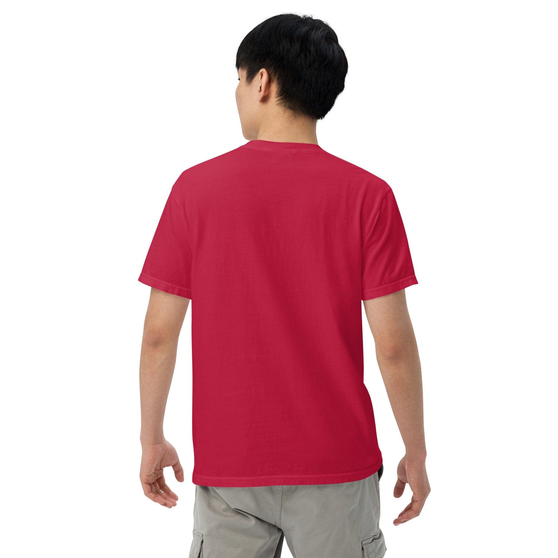 Spike & Surf Co. Embroidered Heavyweight Tee (minimalist version) - Red