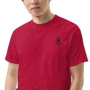 Spike & Surf Co. Embroidered Heavyweight Tee (minimalist version) - Red
