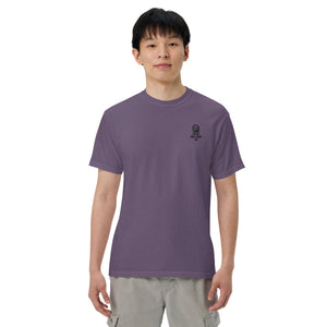 Spike & Surf Co. Embroidered Heavyweight Tee (minimalist version) - Grape