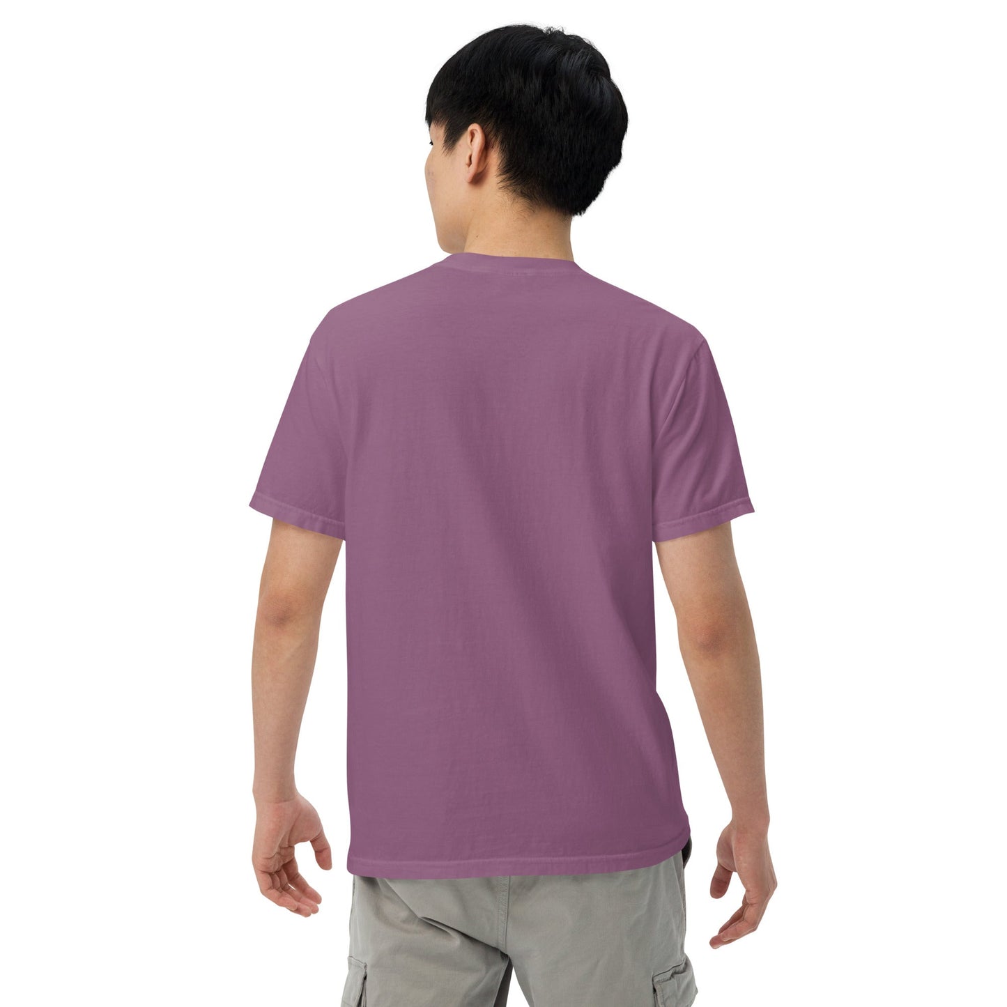 Spike & Surf Co. Embroidered Heavyweight Tee (minimalist version) - Grape