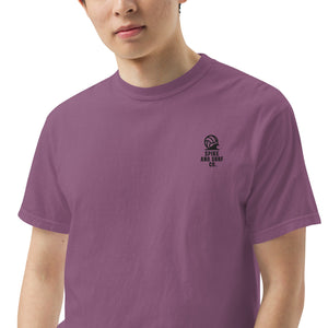 Spike & Surf Co. Embroidered Heavyweight Tee (minimalist version) - Grape