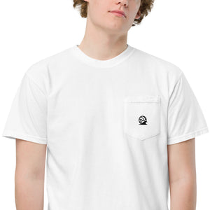 Spike & Surf Co. Garment - Dyed Pocket Tee - White