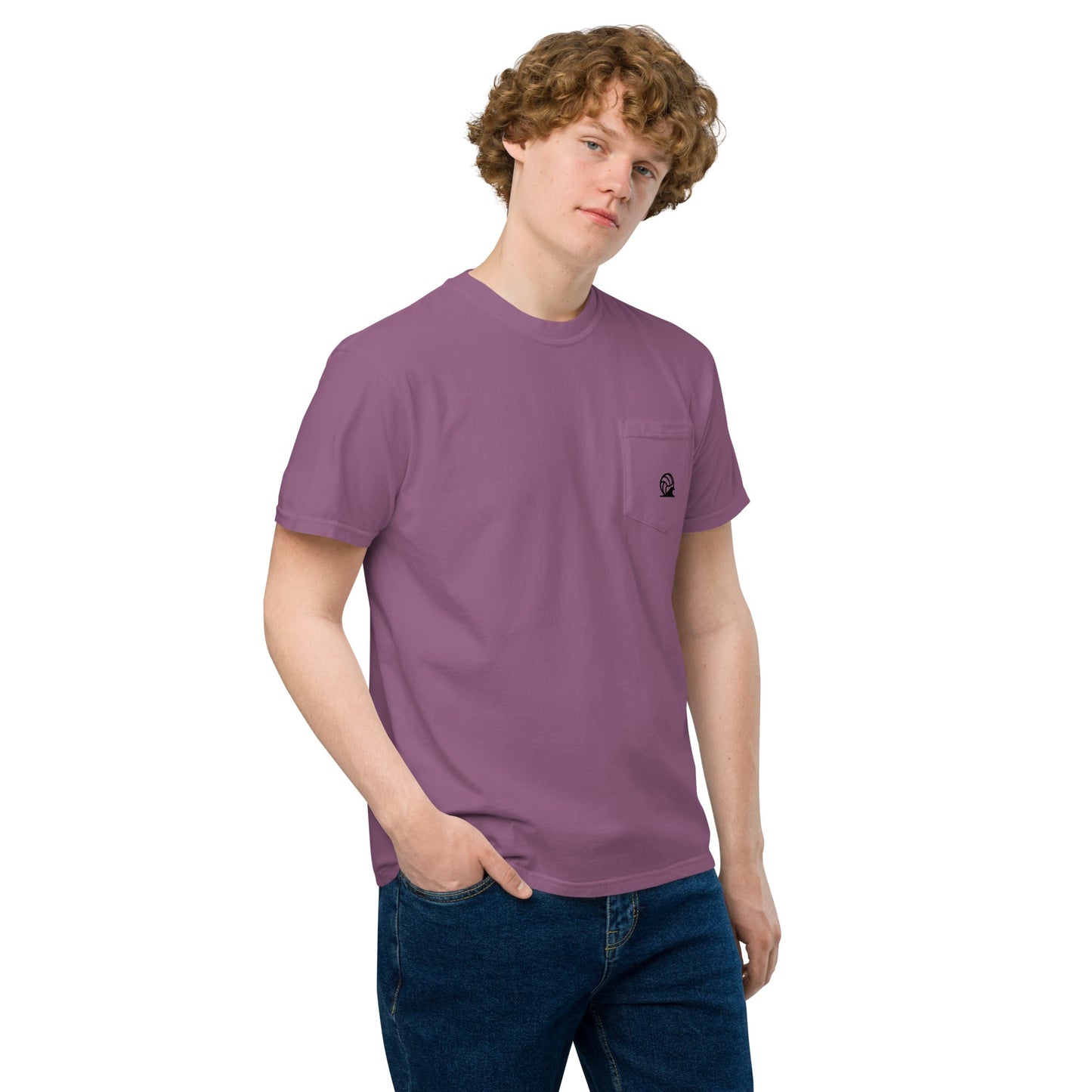 Spike & Surf Co. Garment - Dyed Pocket Tee - Berry